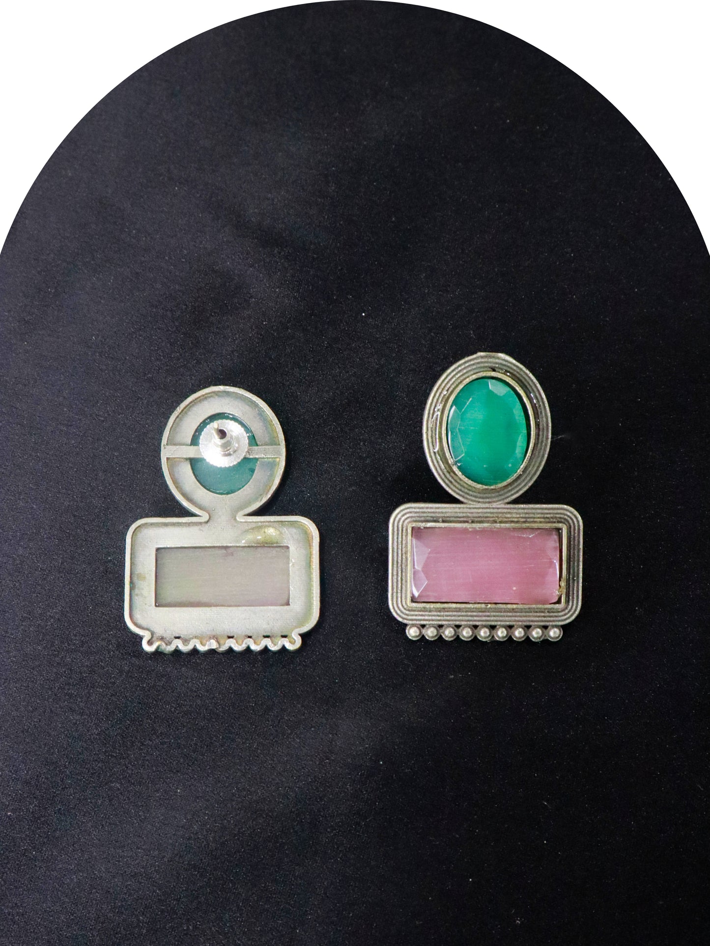 Amala German Silver Earrings