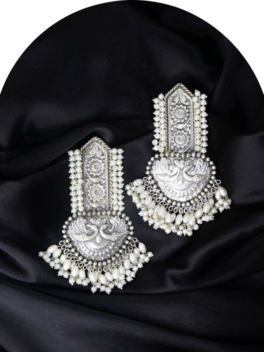 Aziza German Silver Earrings