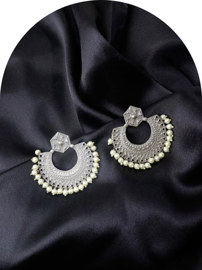 Celine German Silver Earrings