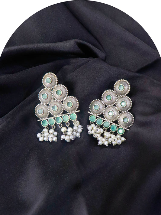 Ciyad German Silver Earrings