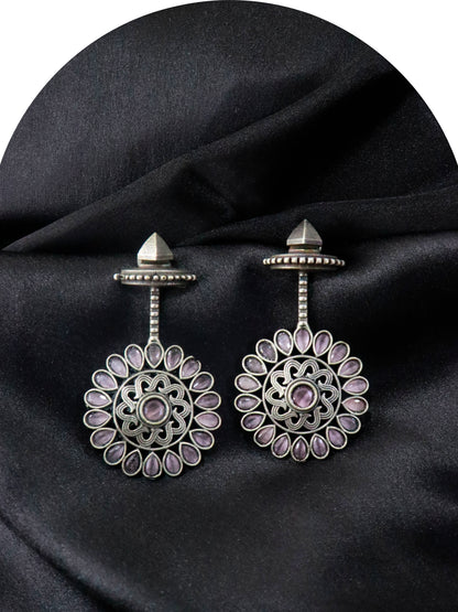 Dania German Silver Earrings