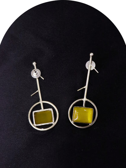 Enaya German Silver Earrings