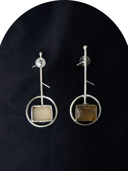 Fariyah German Silver Earrings