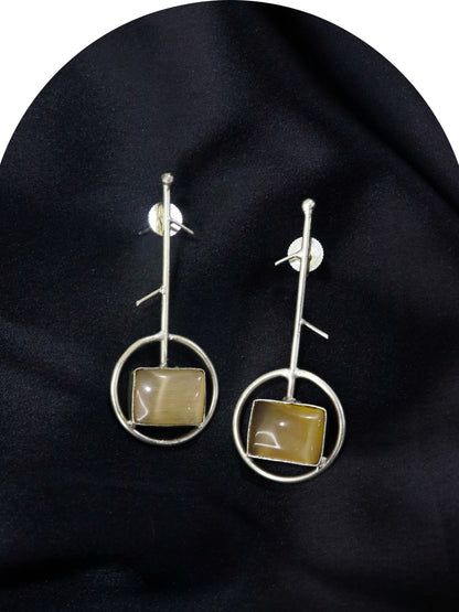 Fariyah German Silver Earrings