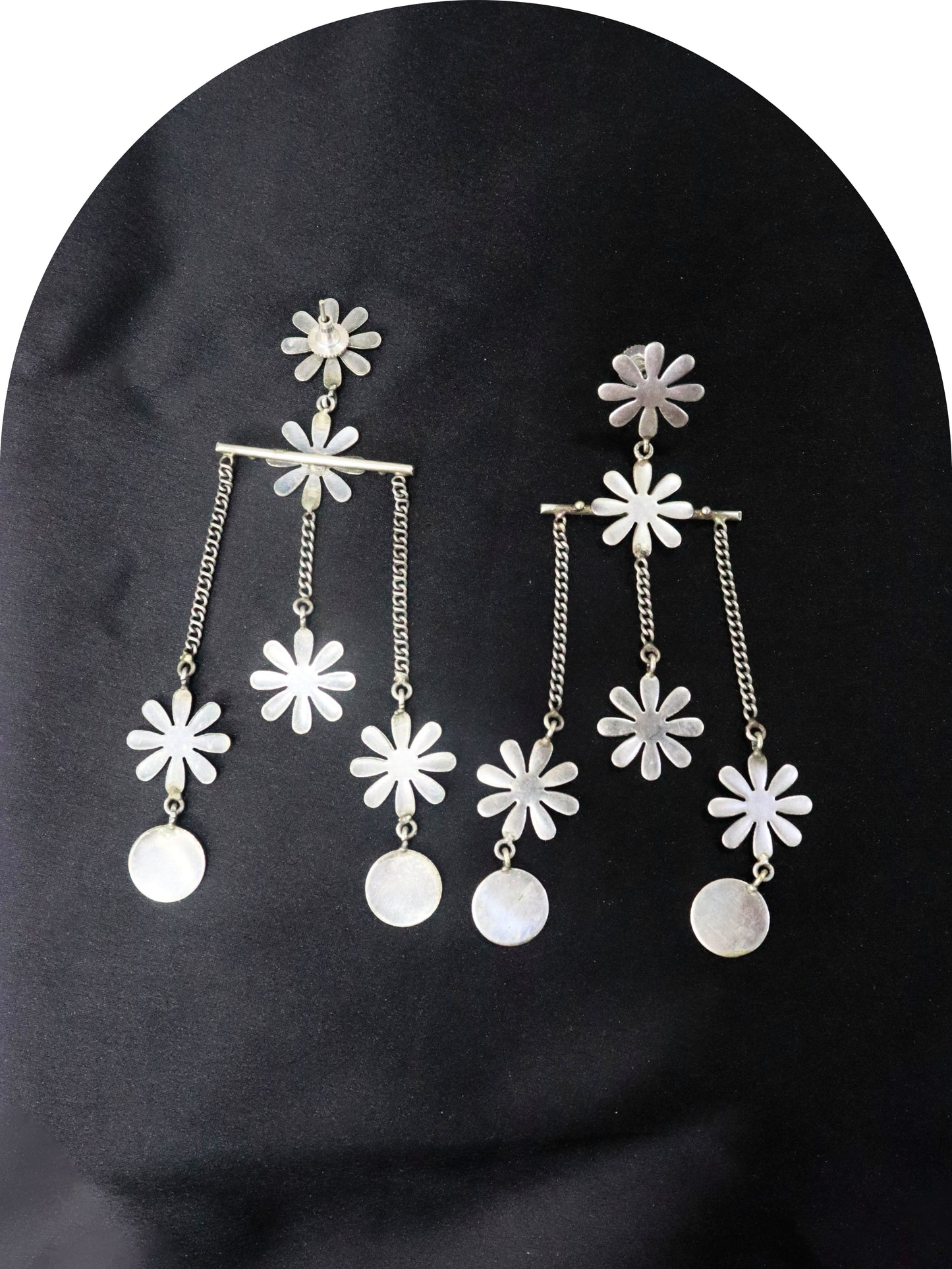 Kasra German Silver Earrings