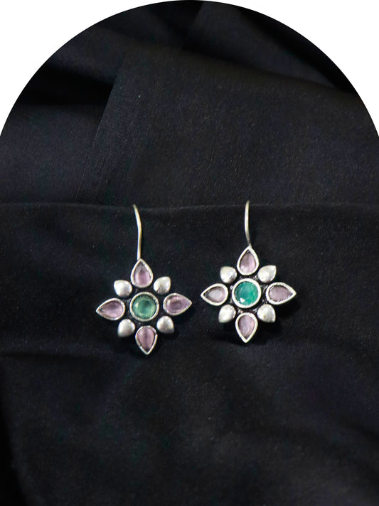 Sumaya German Silver Earrings